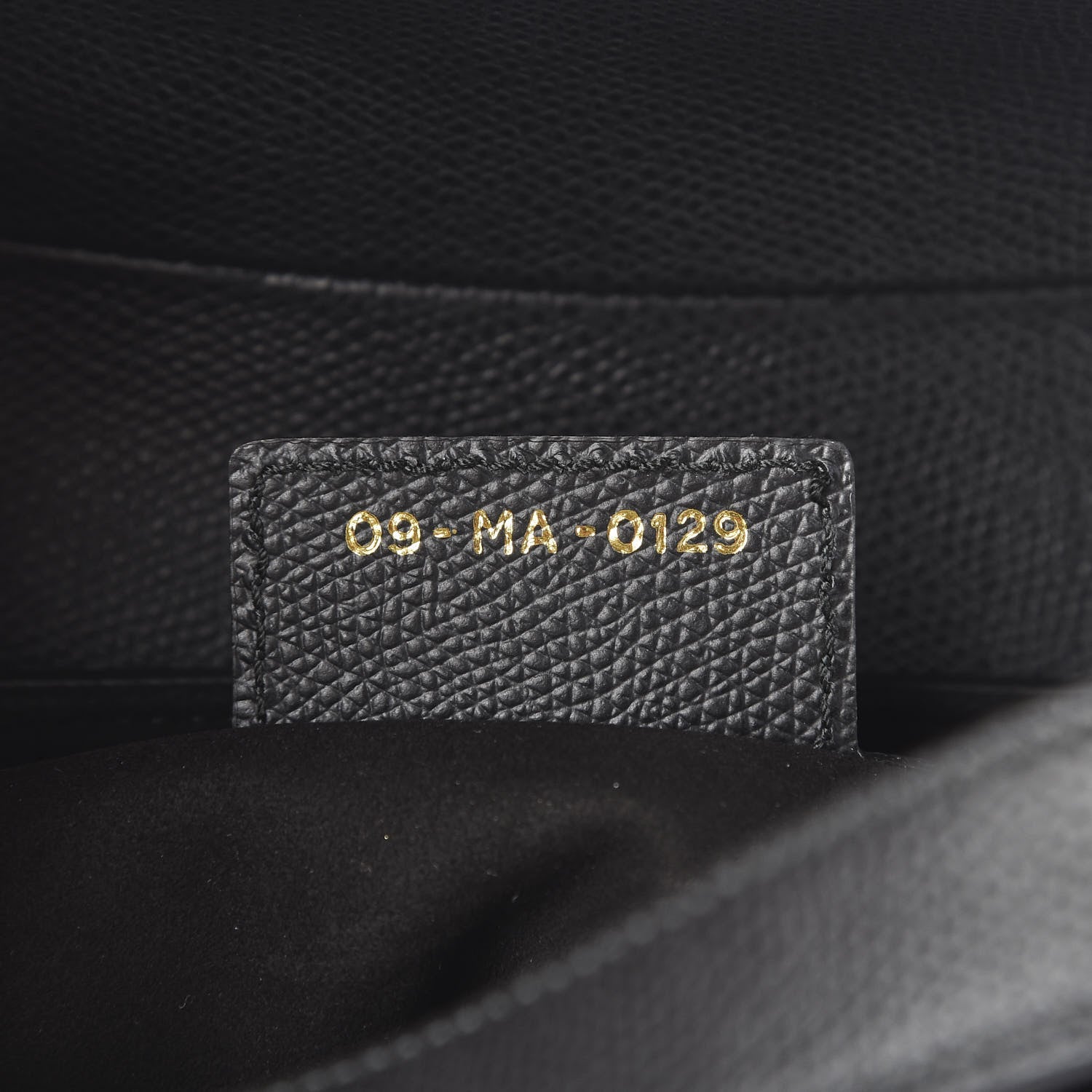 Christian Dior Grained Calfskin Saddle Bag Black 7 of 10