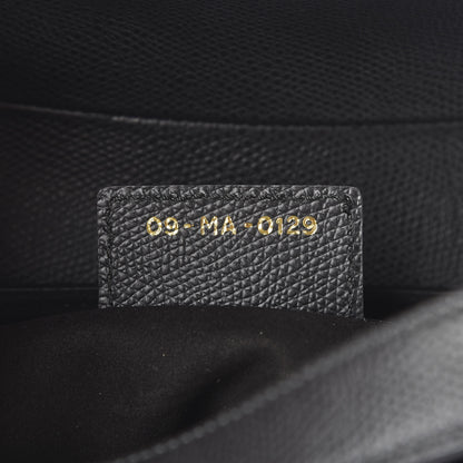 Christian Dior Grained Calfskin Saddle Bag Black 7 of 10