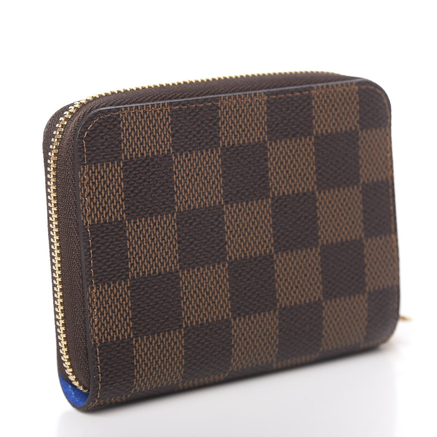 Damier Ebene 2019 Christmas Animation Zippy Coin Purse Blue