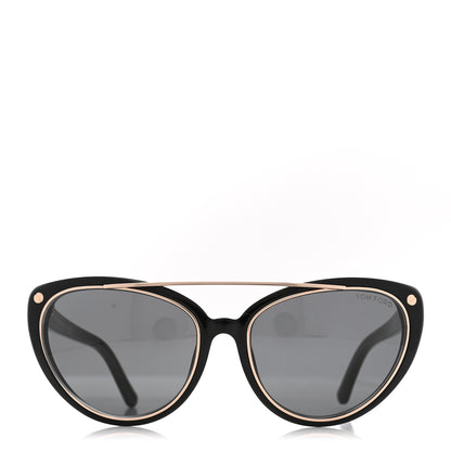 Tom Ford Edita Sunglasses TF384 Black 2 of 8