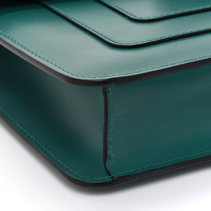 Bulgari Calfskin Small Serpenti Forever Snake Strap Crossbody Bag Emerald Green 9 of 10
