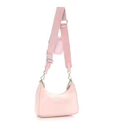 Prada Nylon Re-Edition 2005 Shoulder Bag Alabastro 3 of 11