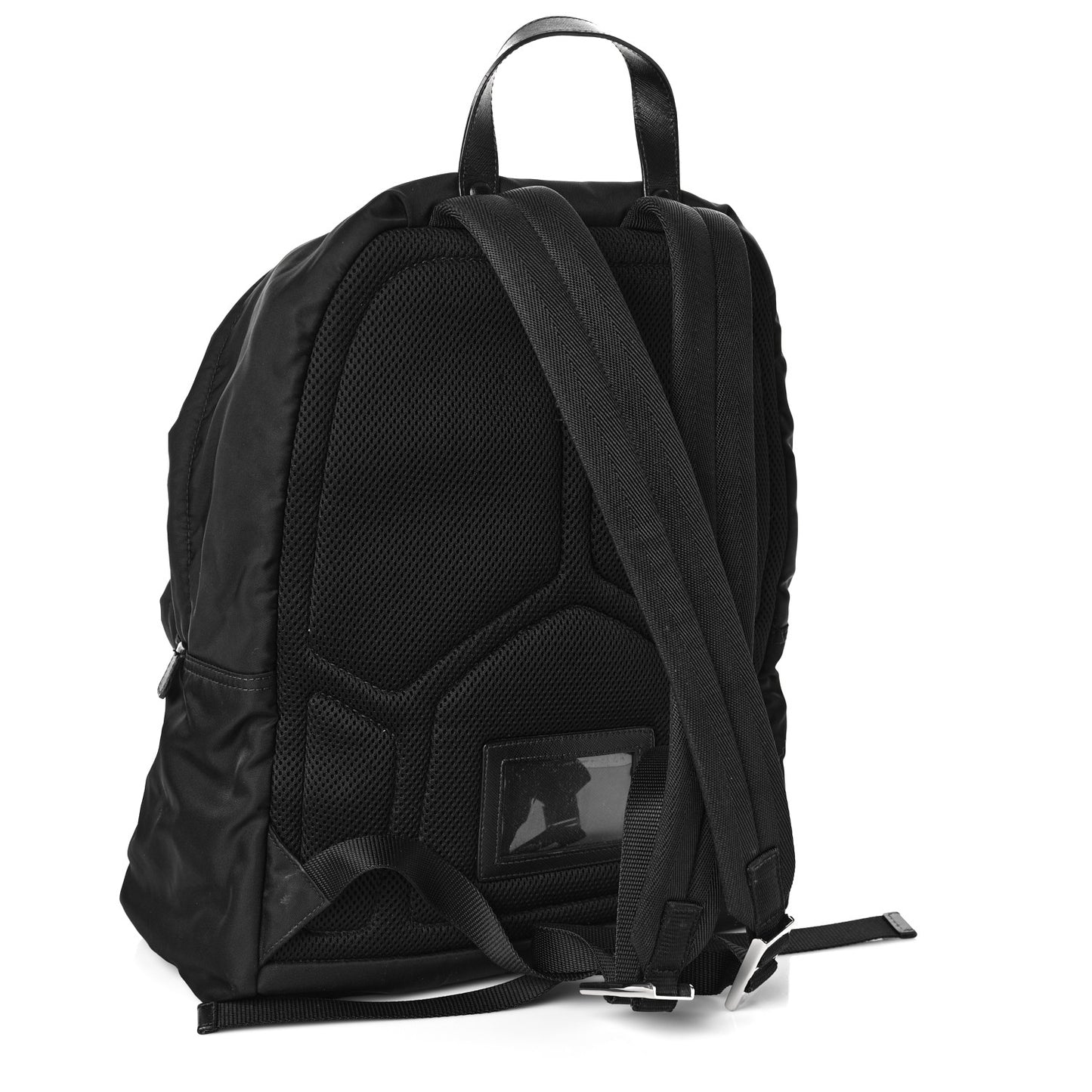 Nylon Tessuto Saffiano Backpack Black