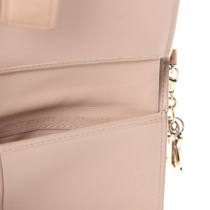 Christian Dior Patent Cannage Lady Dior Eden Wallet Beige 8 of 9