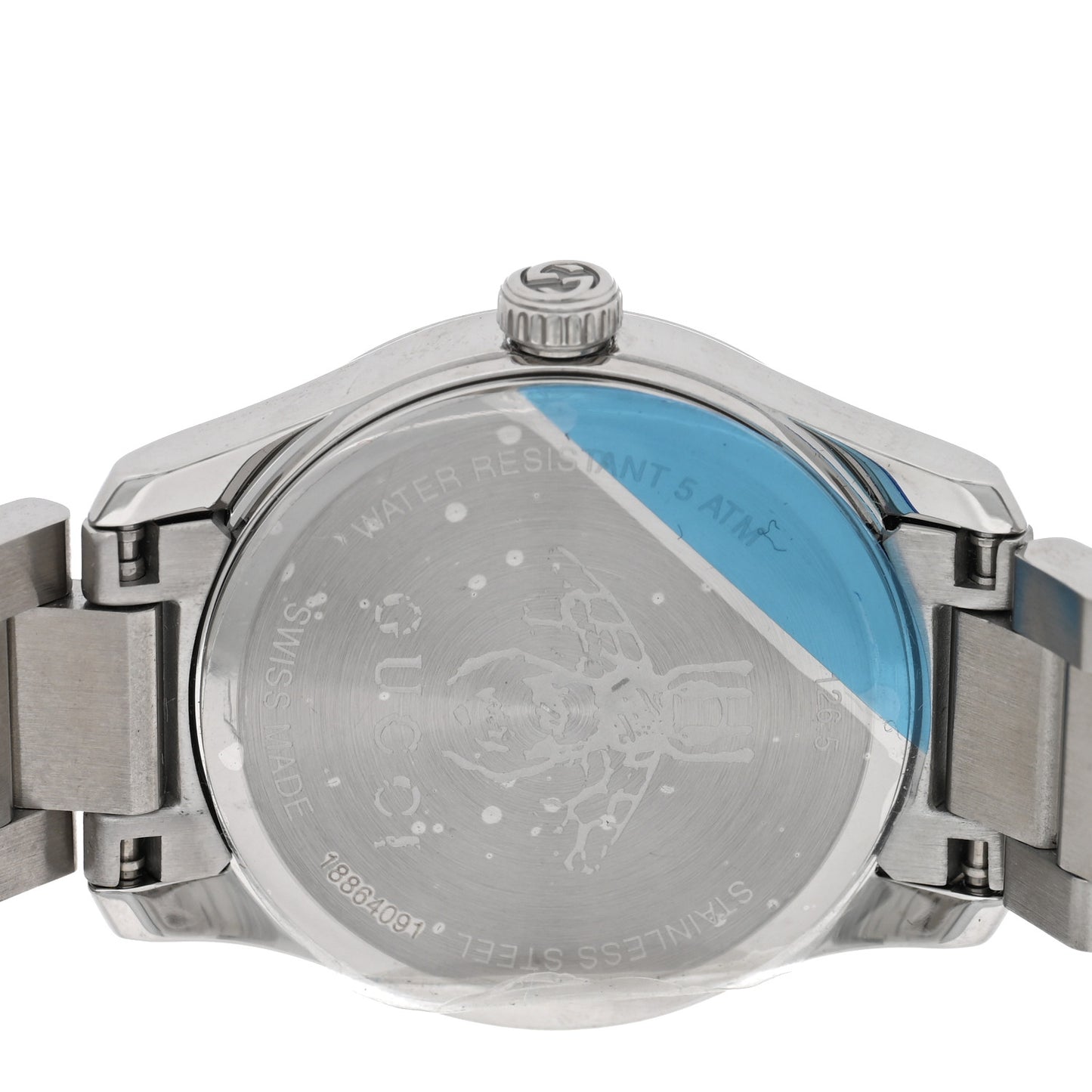 Stainless Steel Pink Mother of Pearl 27mm G-Timeless Cat Quartz Watch
