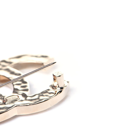 Chanel Baguette Crystal Logo CC Brooch Gold 6 of 7