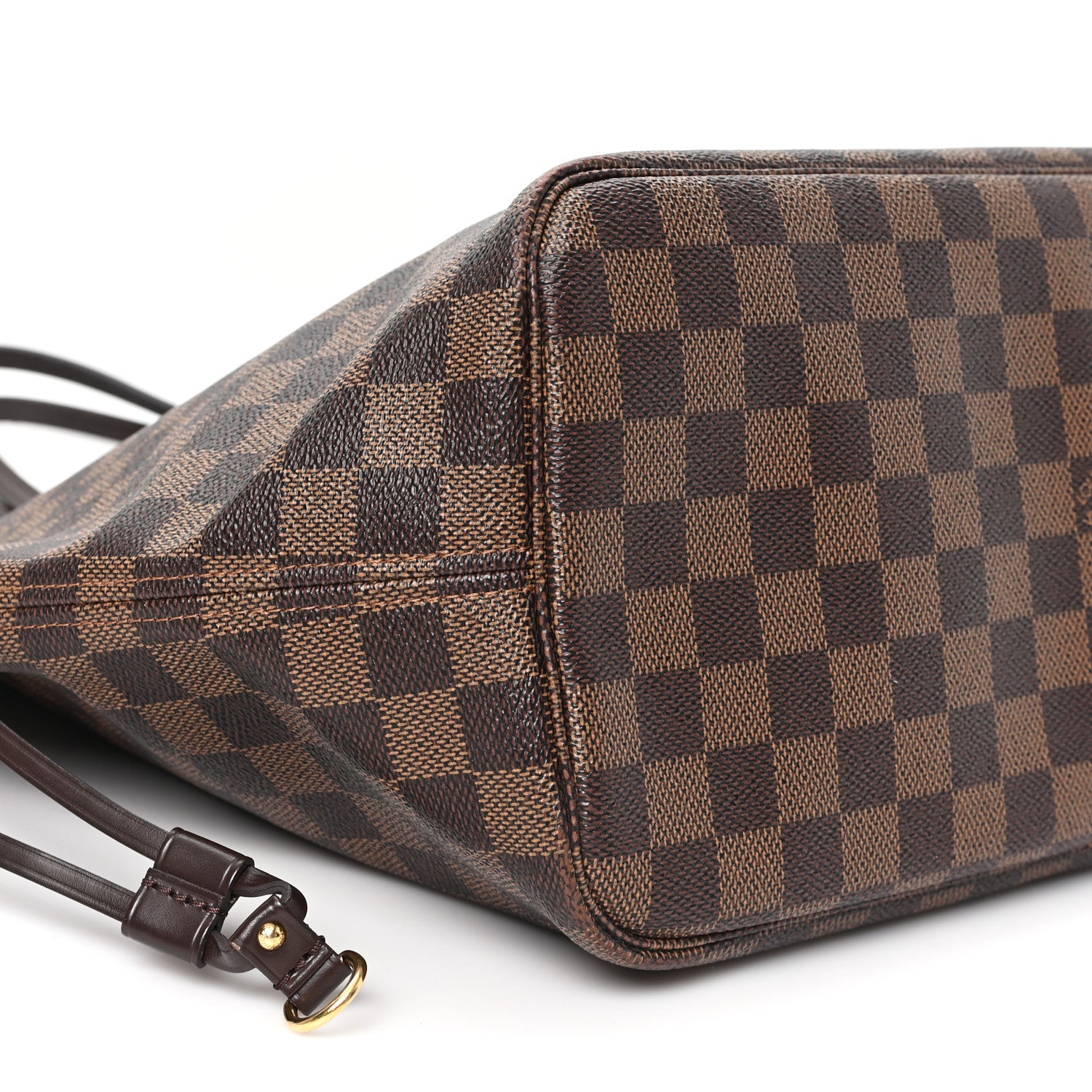 Louis Vuitton Damier Ebene Neo Neverfull MM Rose Ballerine 10 of 11