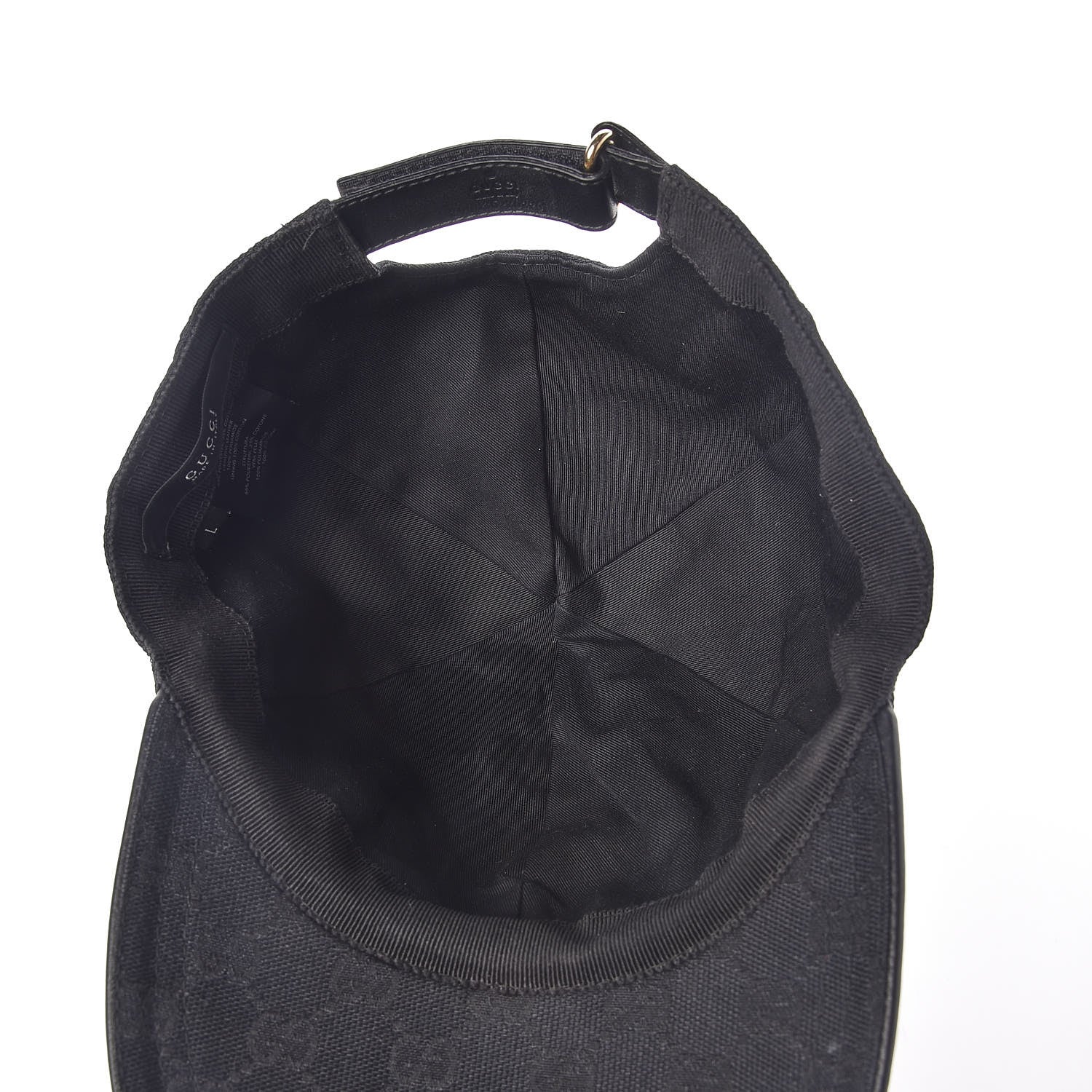Gucci Monogram Web Baseball Hat L Black 4 of 6