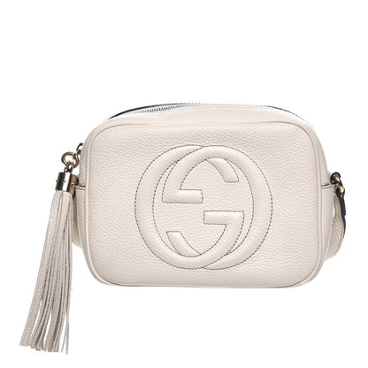 Gucci Pebbled Calfskin Small Soho Disco Bag Off White 1 of 8