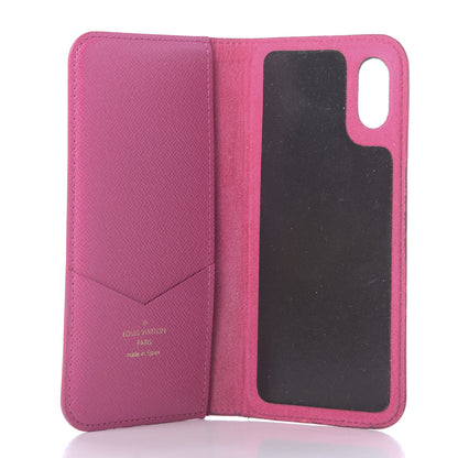 Louis Vuitton Monogram iPhone X Folio Case Rose Pop 5 of 10