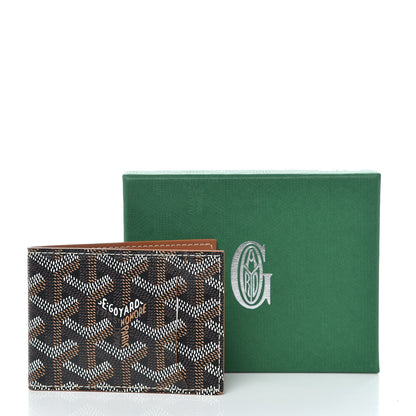 Goyard Goyardine Victoire Card Holder Insert Black Gold 8 of 8