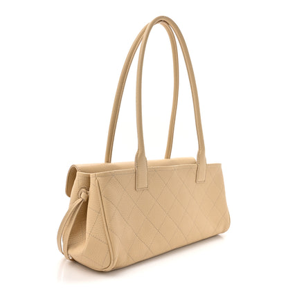 Chanel Grained Calfskin Stitched Urban Essentials Small Shopping Bag Beige 3 of 10
