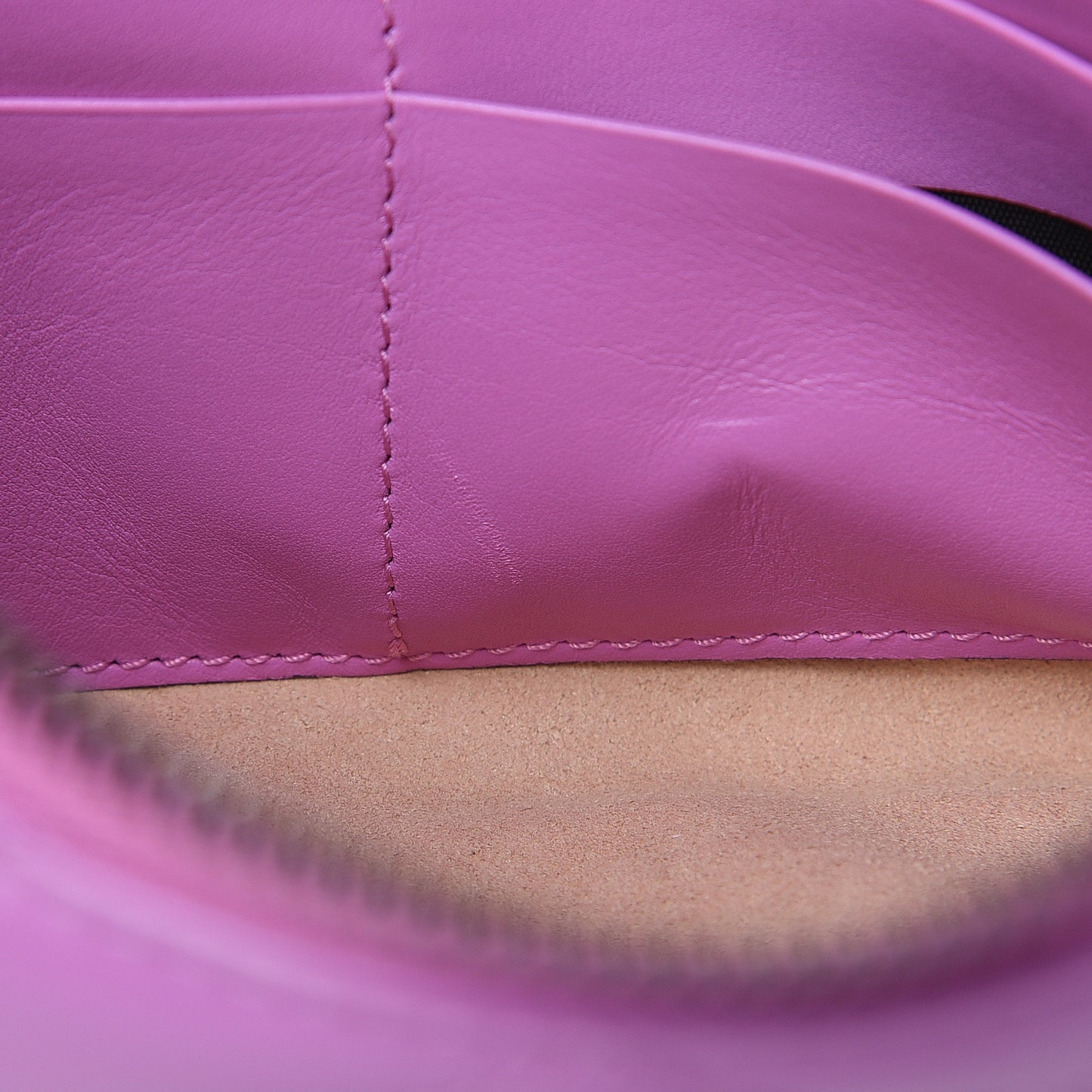 Calfskin Matelasse Mini GG Marmont Chain Bag Candy Mousse