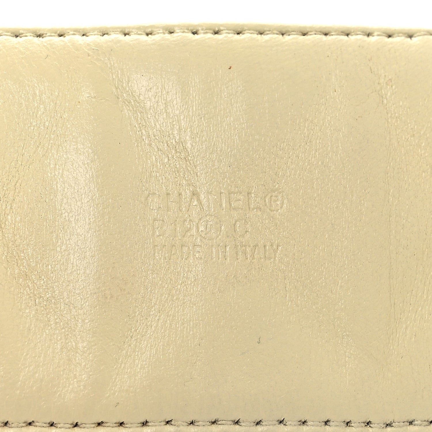 Chanel Lambskin Quilted CC Turnlock Cuff Bracelet White 4 of 4