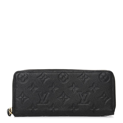 Louis Vuitton Empreinte Clemence Wallet Black 2 of 4