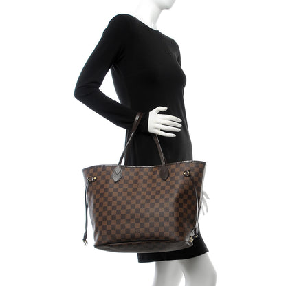 Louis Vuitton Damier Ebene Neverfull MM 2 of 12