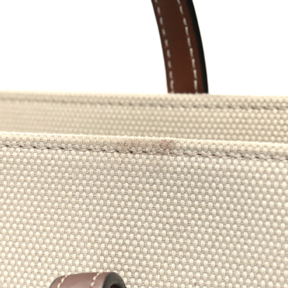 Burberry Canvas Smooth Calfskin Medium Two Tone Freya Tote Brown 14 of 15