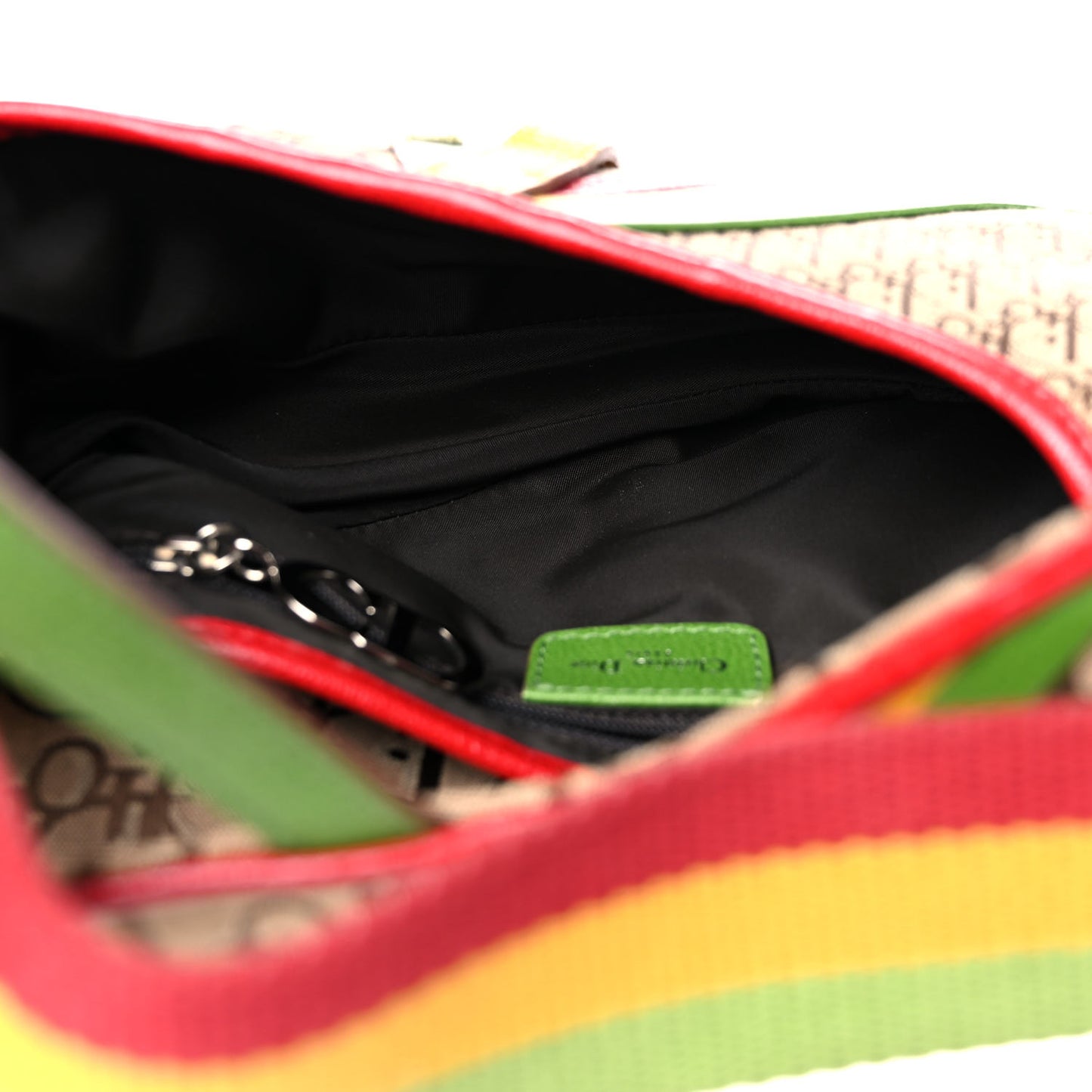 Monogram Rasta Saddle Bag Beige