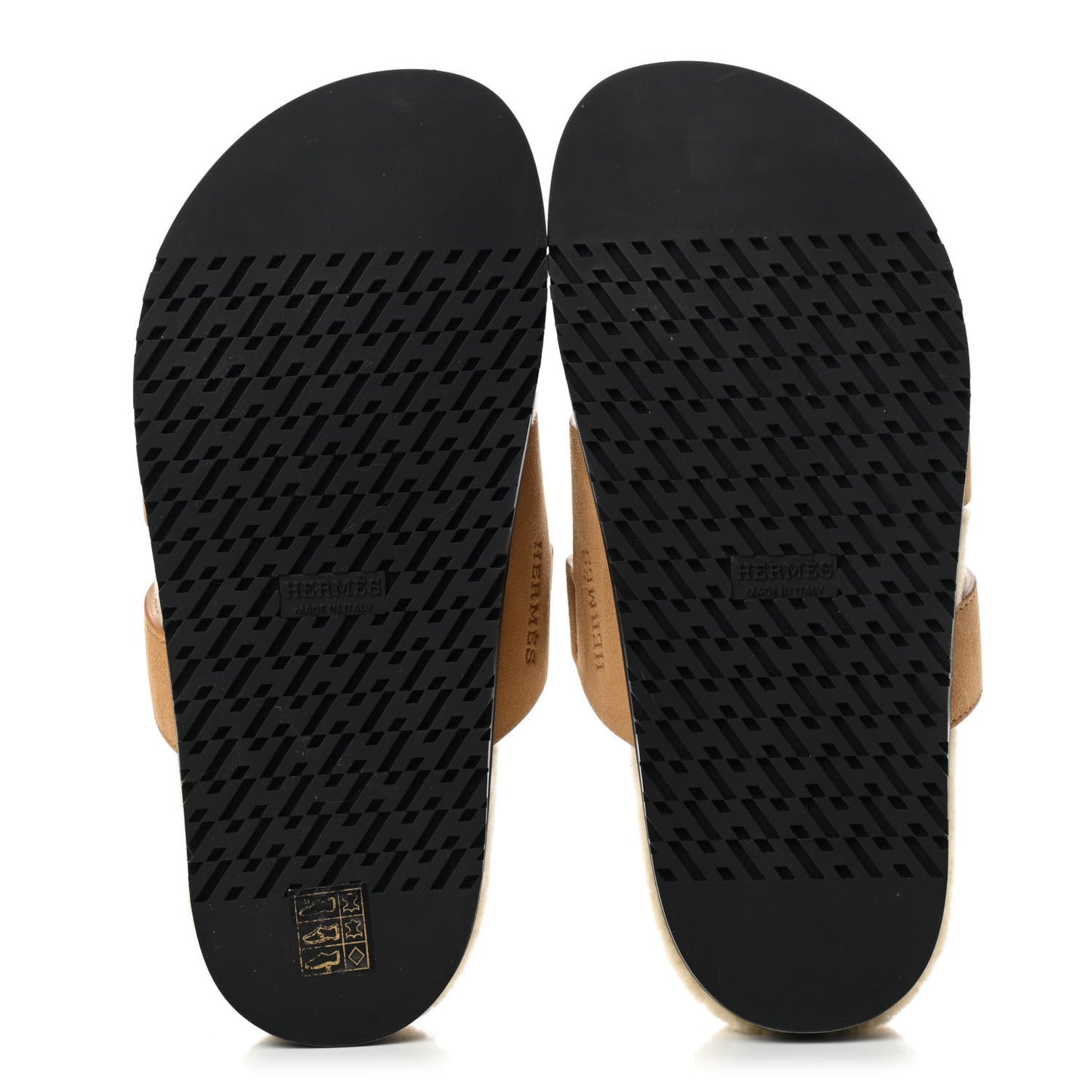 Suede Goatskin Woolskin Womens Chypre Sandals 38 Golden Beige
