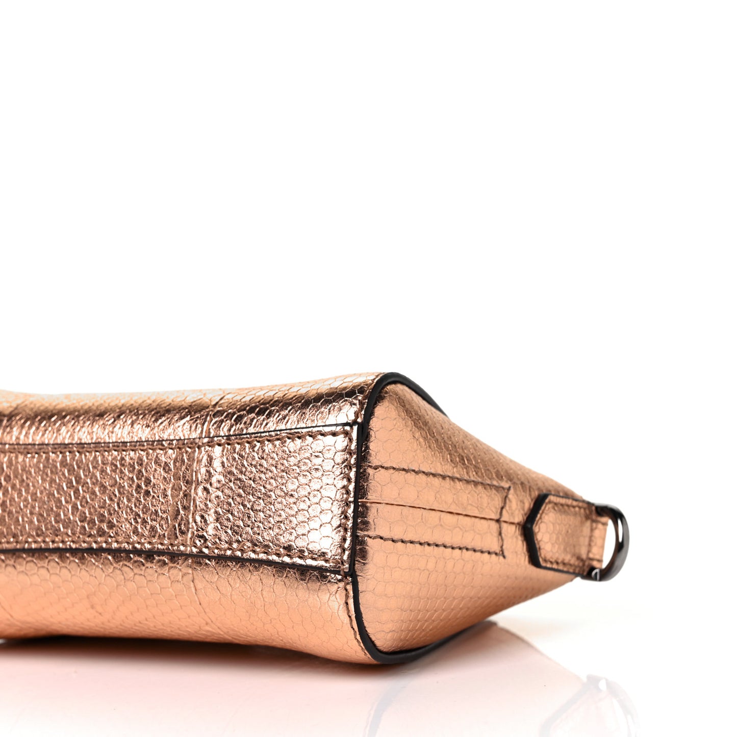 Metallic Water Snake Nano Antigona Light Pink