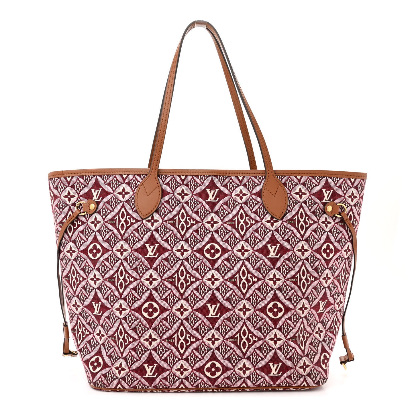 Jacquard Since 1854 Neverfull MM Bordeaux