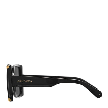 Louis Vuitton Acetate Nylon In The Mood For Love Sunglasses Z1294W Black 2 of 7