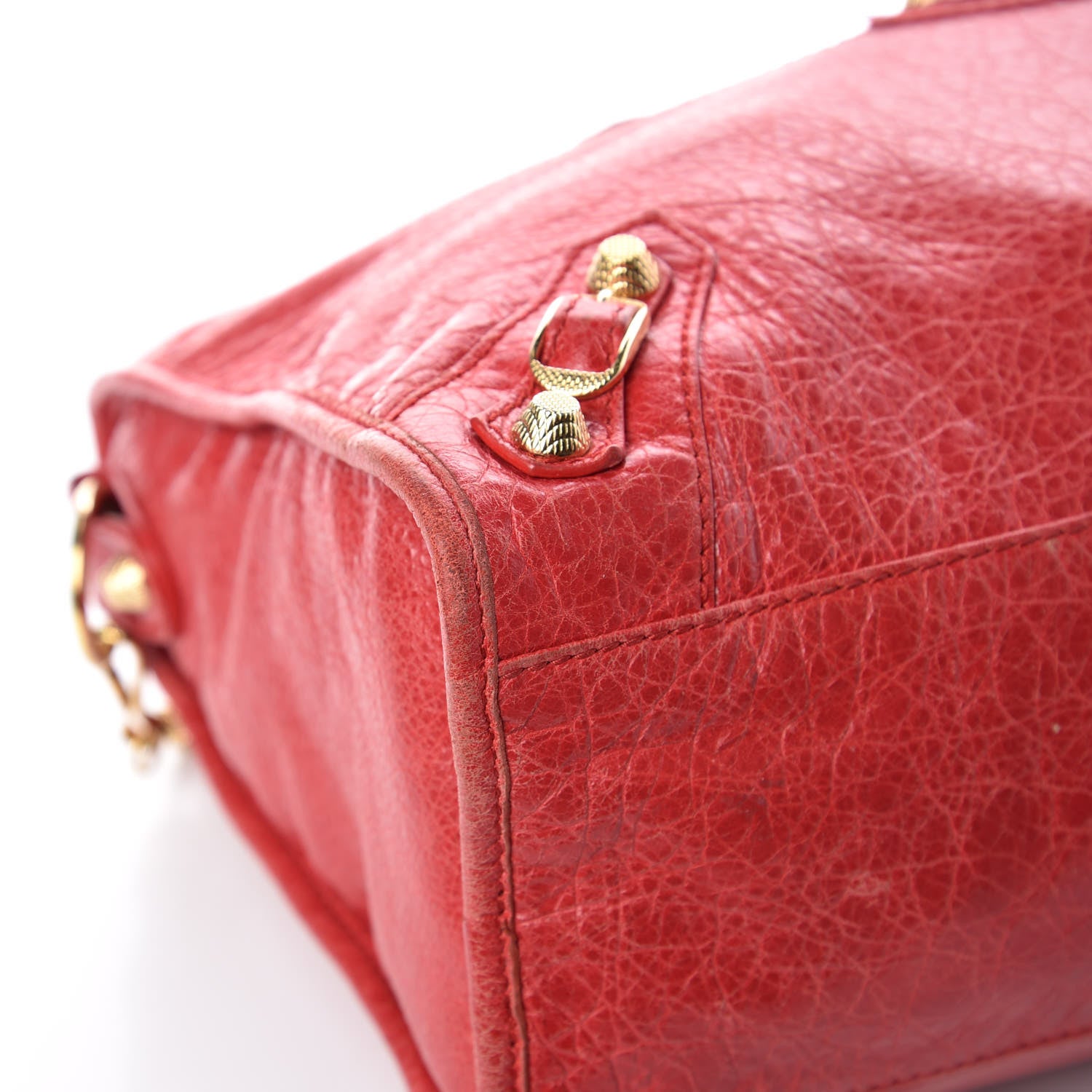 Balenciaga Agneau Giant 12 Gold Hardware City Rouge Cardinal 12 of 15
