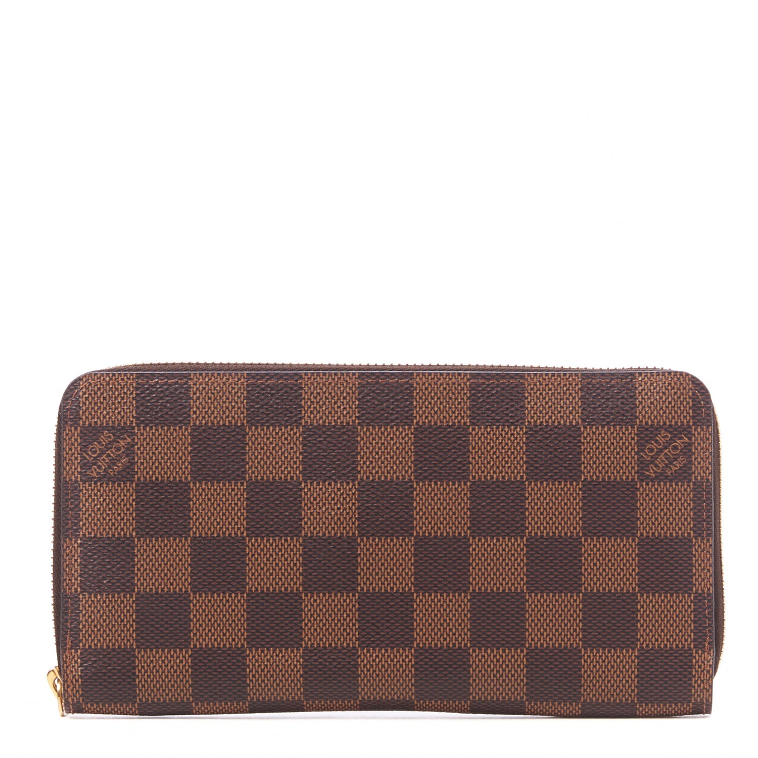 Louis Vuitton Damier Ebene Zippy Wallet Rose Ballerine 1 of 8