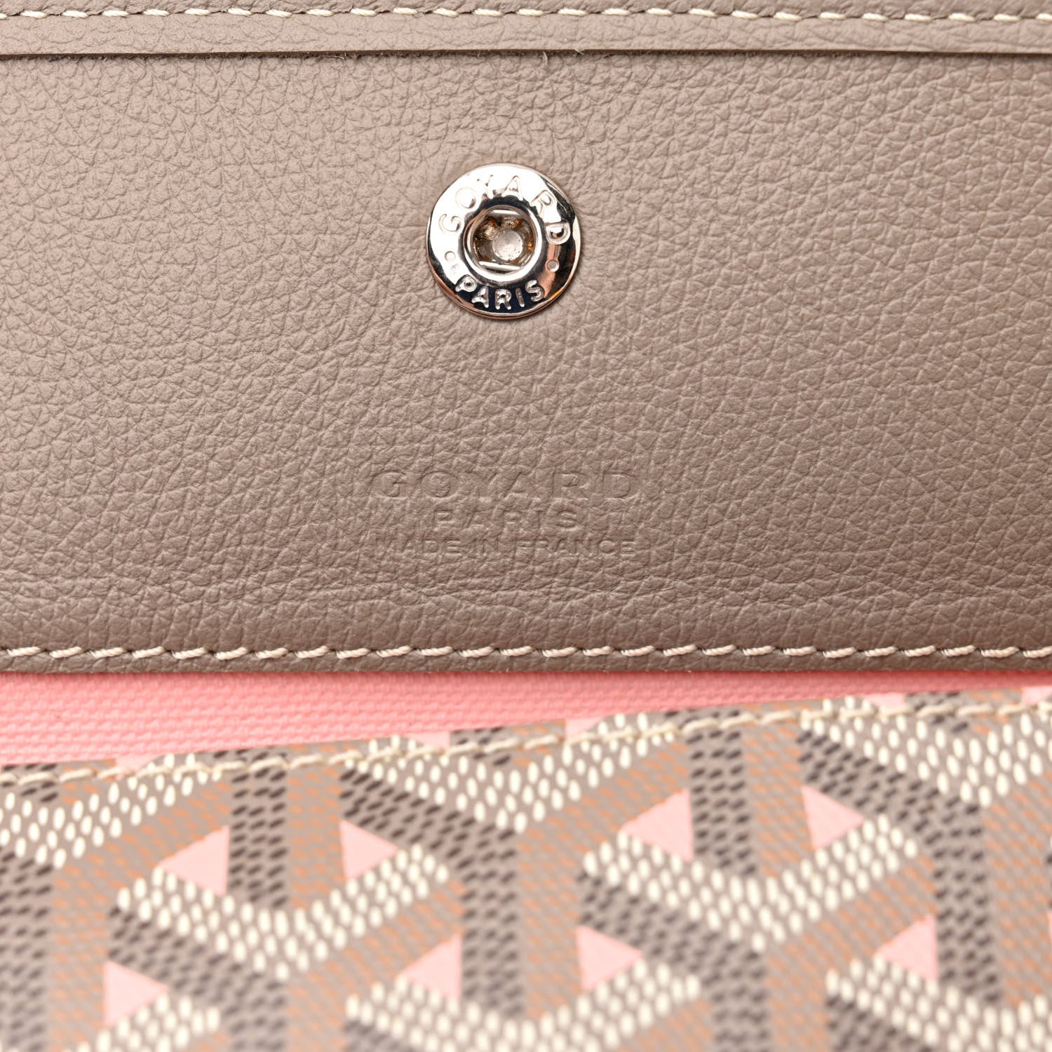Goyard Goyardine Saint Louis Claire Voie PM Grege Powder Pink 7 of 11