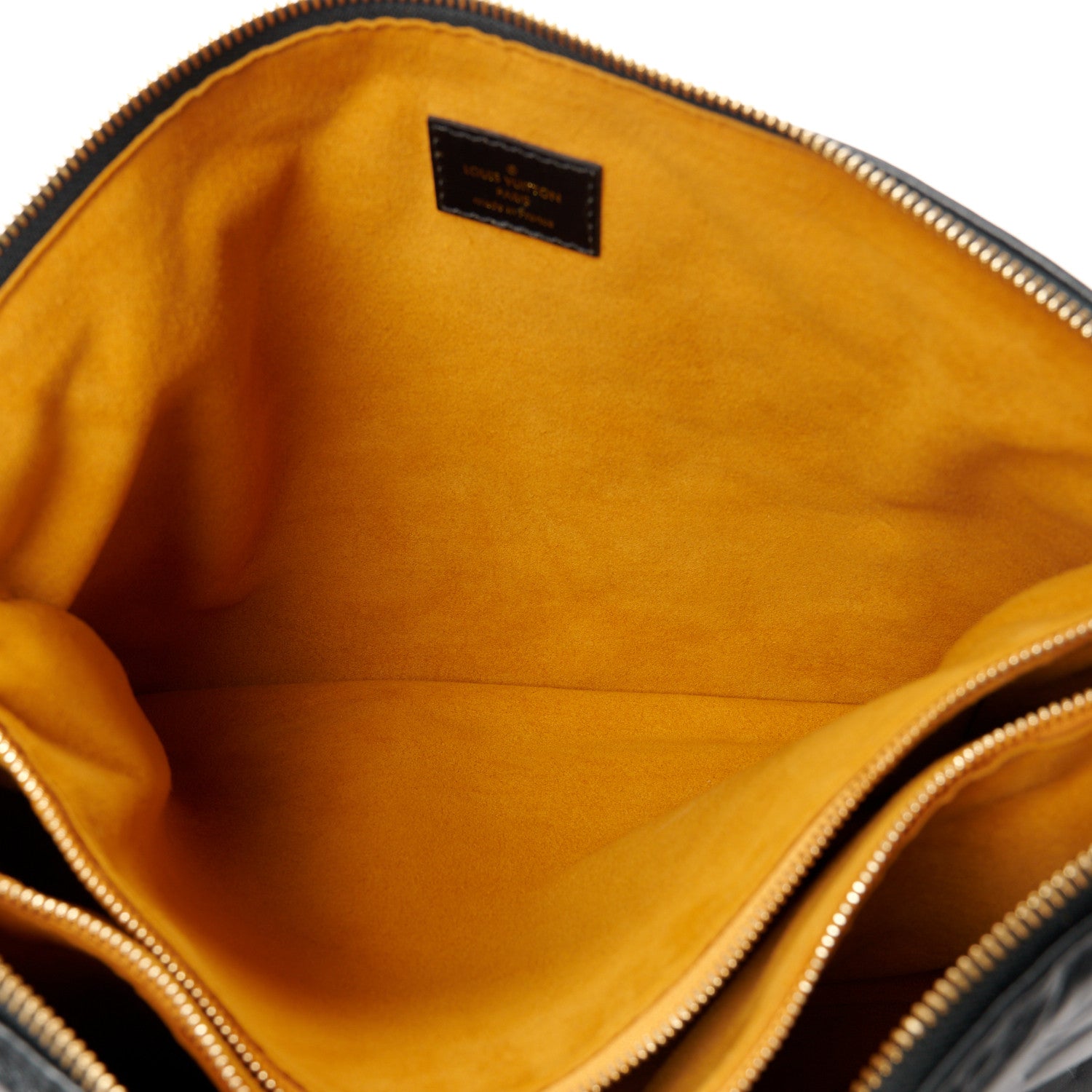 Louis Vuitton Lambskin Embossed Monogram Coussin MM Black 6 of 12