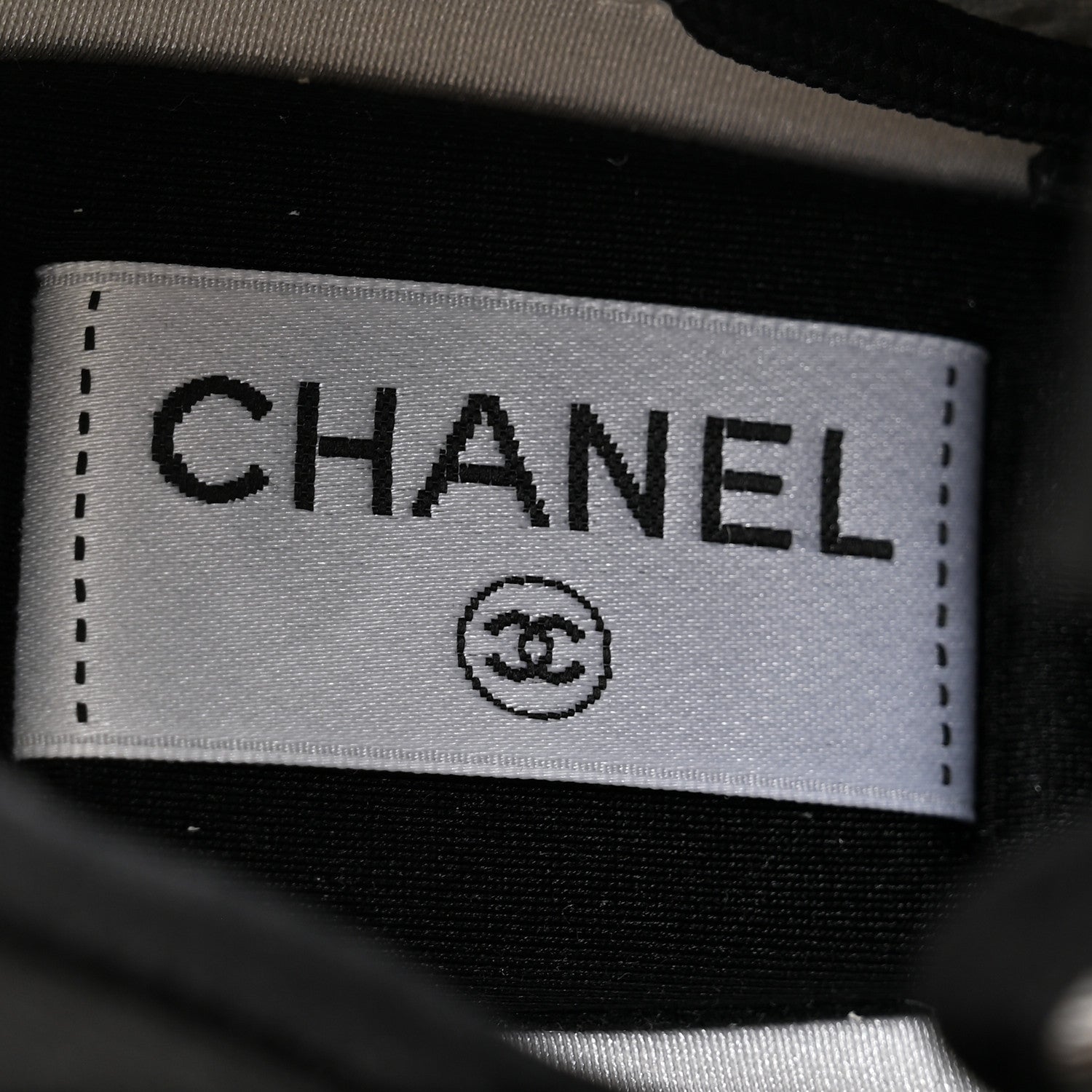 Chanel Fabric Suede Calfskin CC Sneakers 37 White 6 of 11