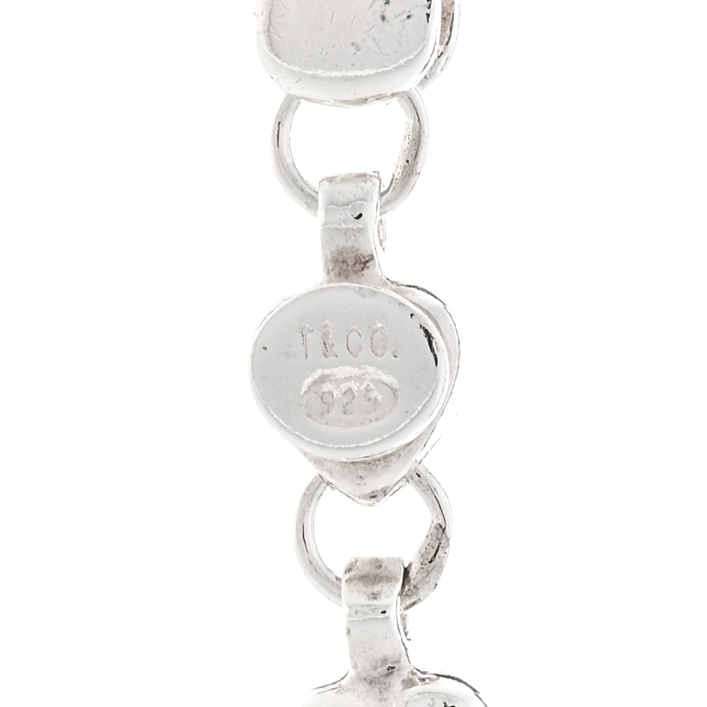 Sterling Silver Heart Link Necklace