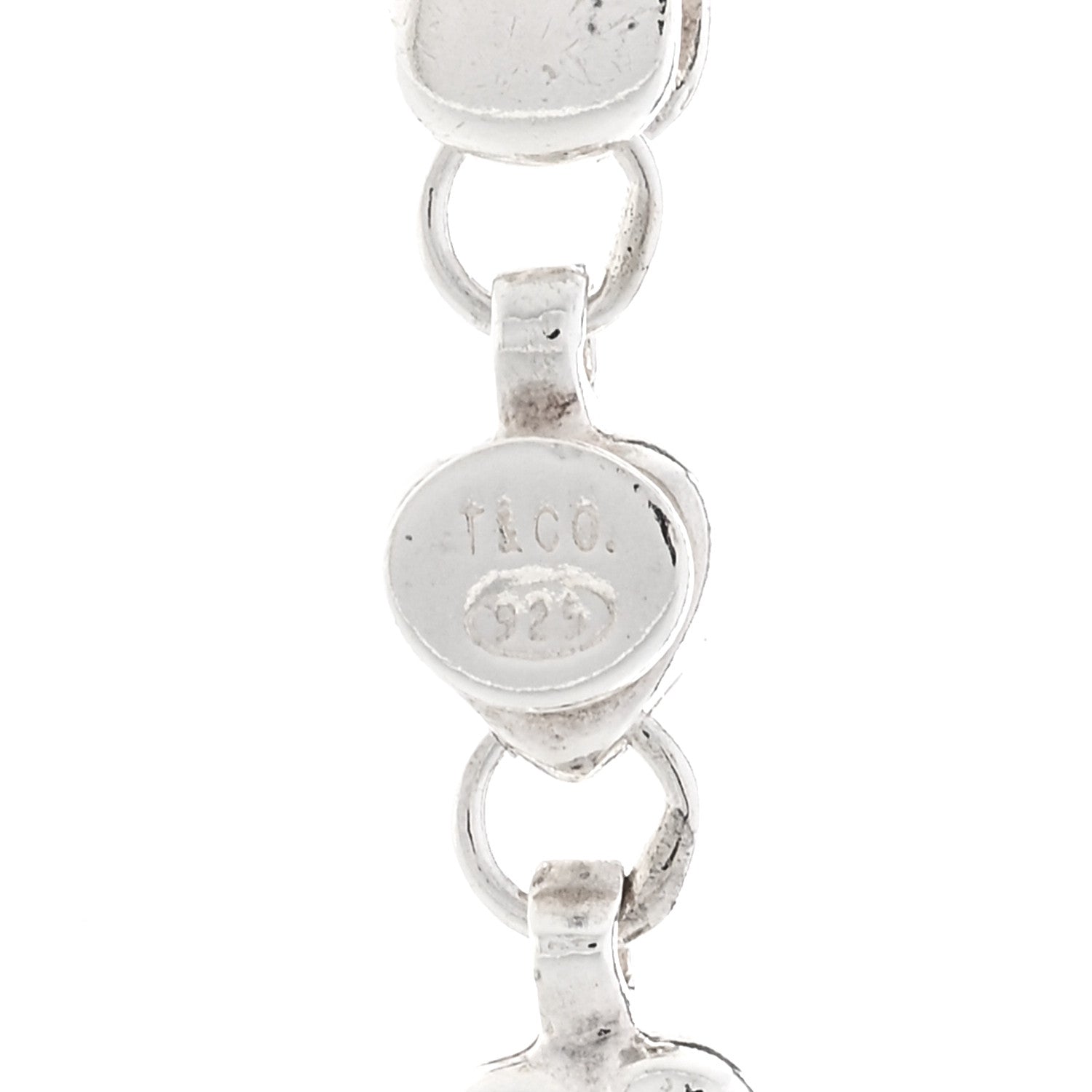 Tiffany Sterling Silver Heart Link Necklace 4 of 4