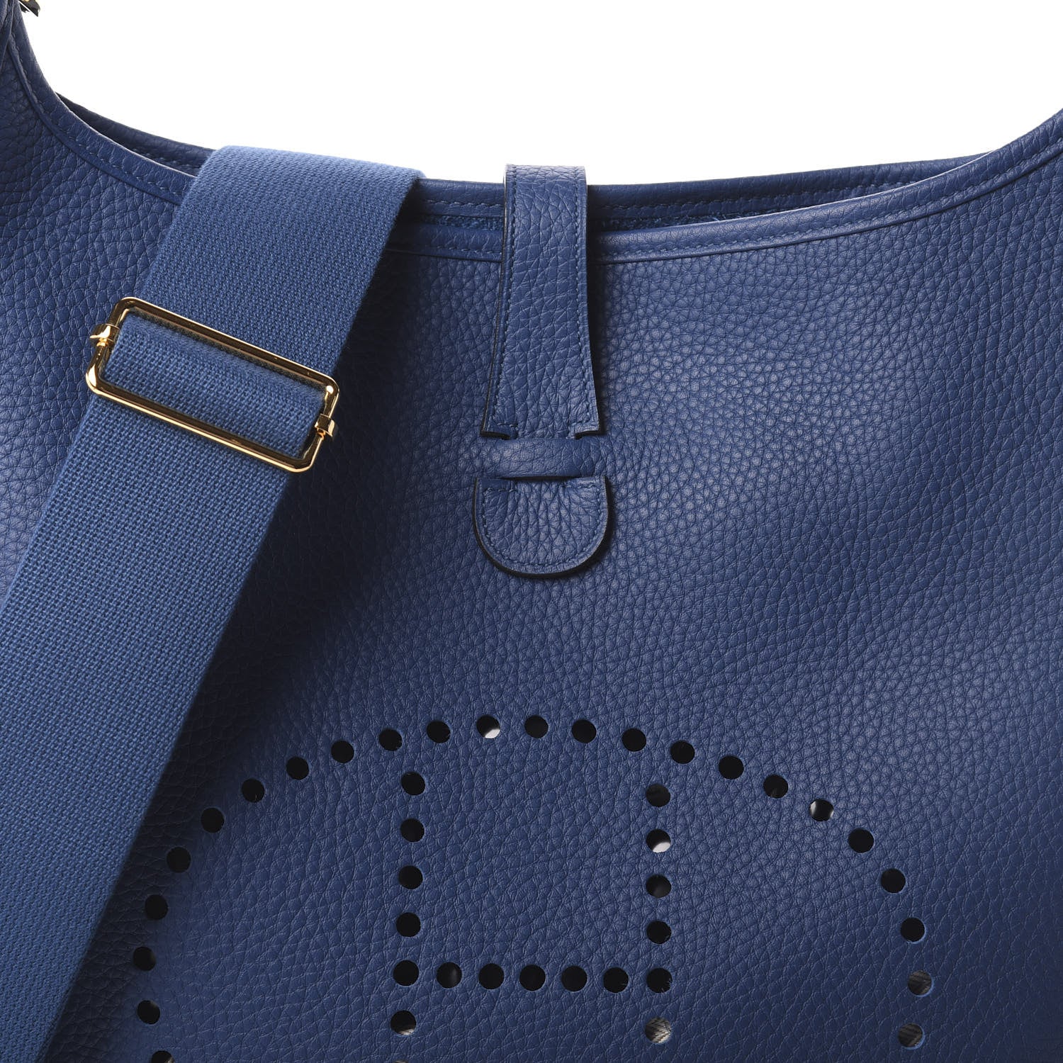 Hermes Taurillon Clemence Evelyne III GM Deep Blue 7 of 9