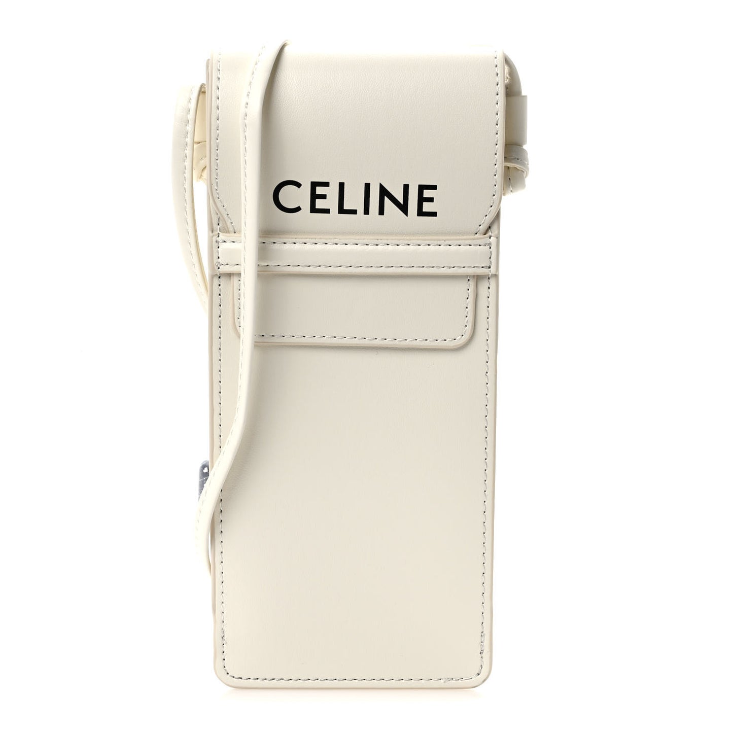 Smooth Calfskin Sunglasses Pouch White