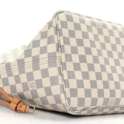 Louis Vuitton Damier Azur Neo Neverfull GM Rose Ballerine 7 of 9