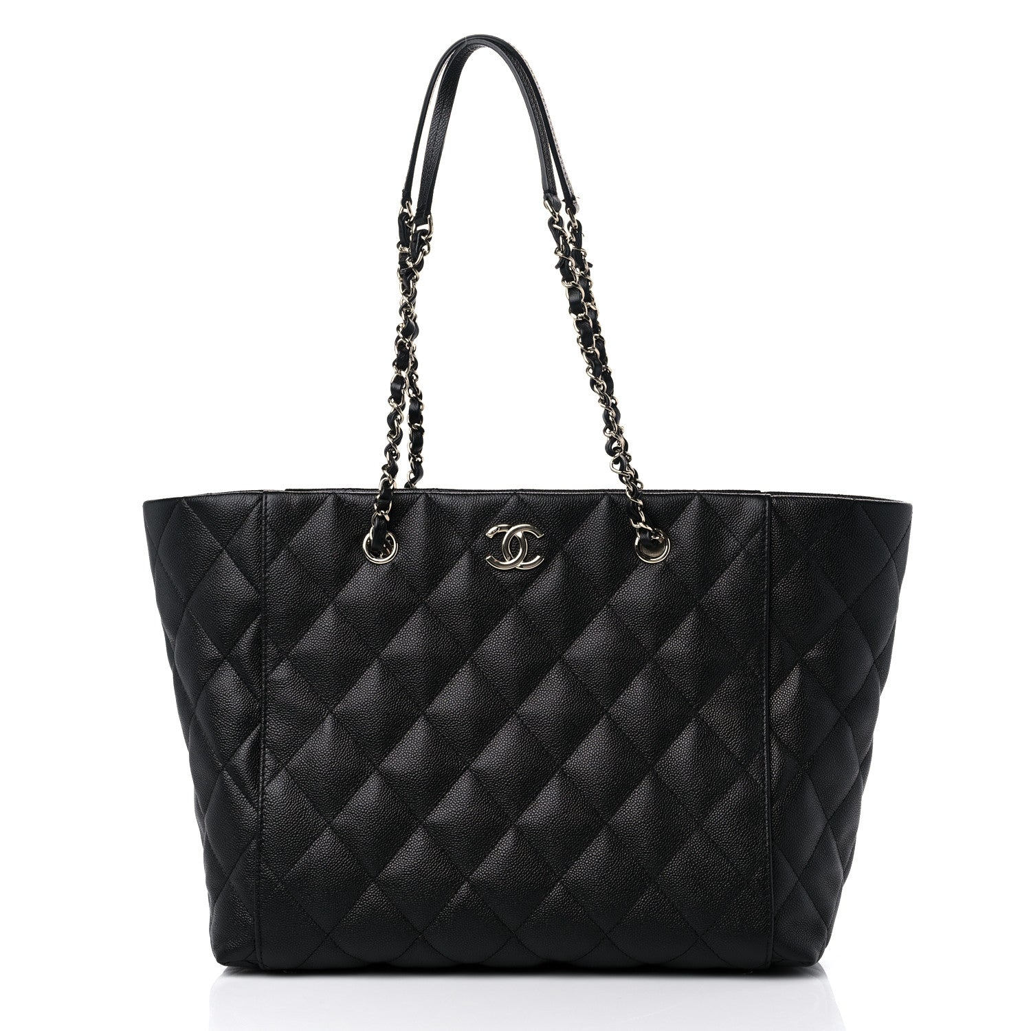 Chanel Caviar Quilted Large Shopping Tote Black 2 of 10
