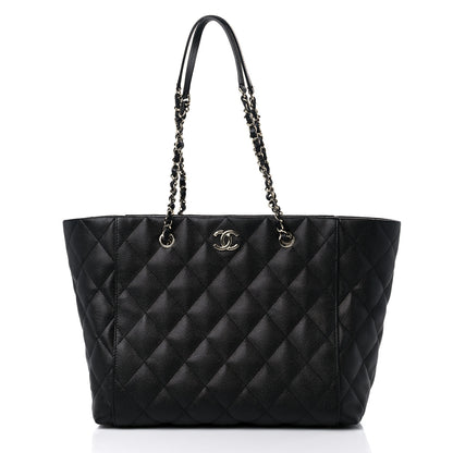 Chanel Caviar Quilted Large Shopping Tote Black 2 of 10