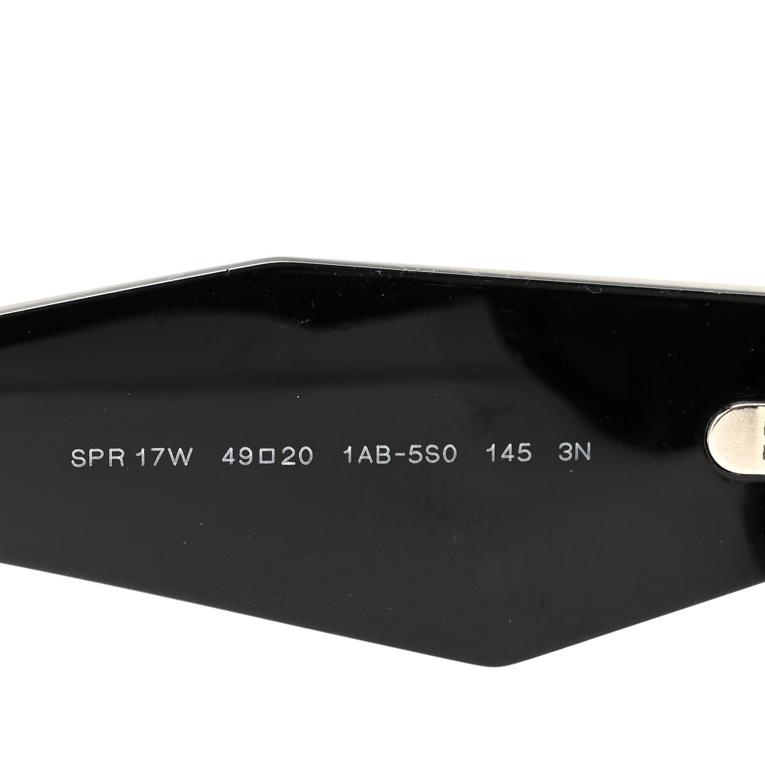 Prada Acetate Symbole Sunglasses SPR 17W Black 6 of 8