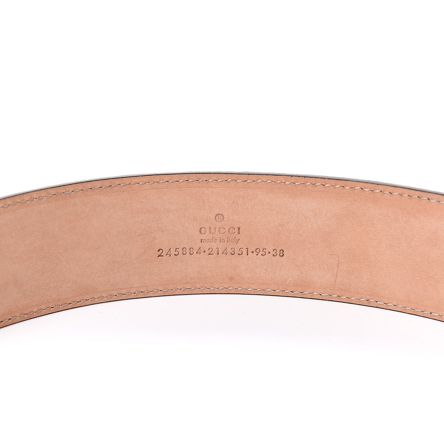 Calfskin 1973 Belt 95 38 Brown