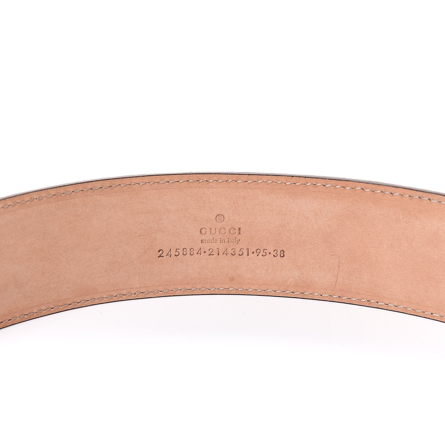 Gucci Calfskin 1973 Belt 95 38 Brown 7 of 8