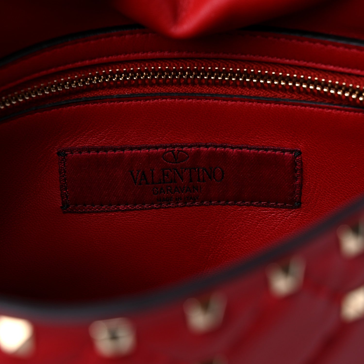 Valentino Garavani Nappa Medium Rockstud Spike Shoulder Bag Rosso Valentino 6 of 10