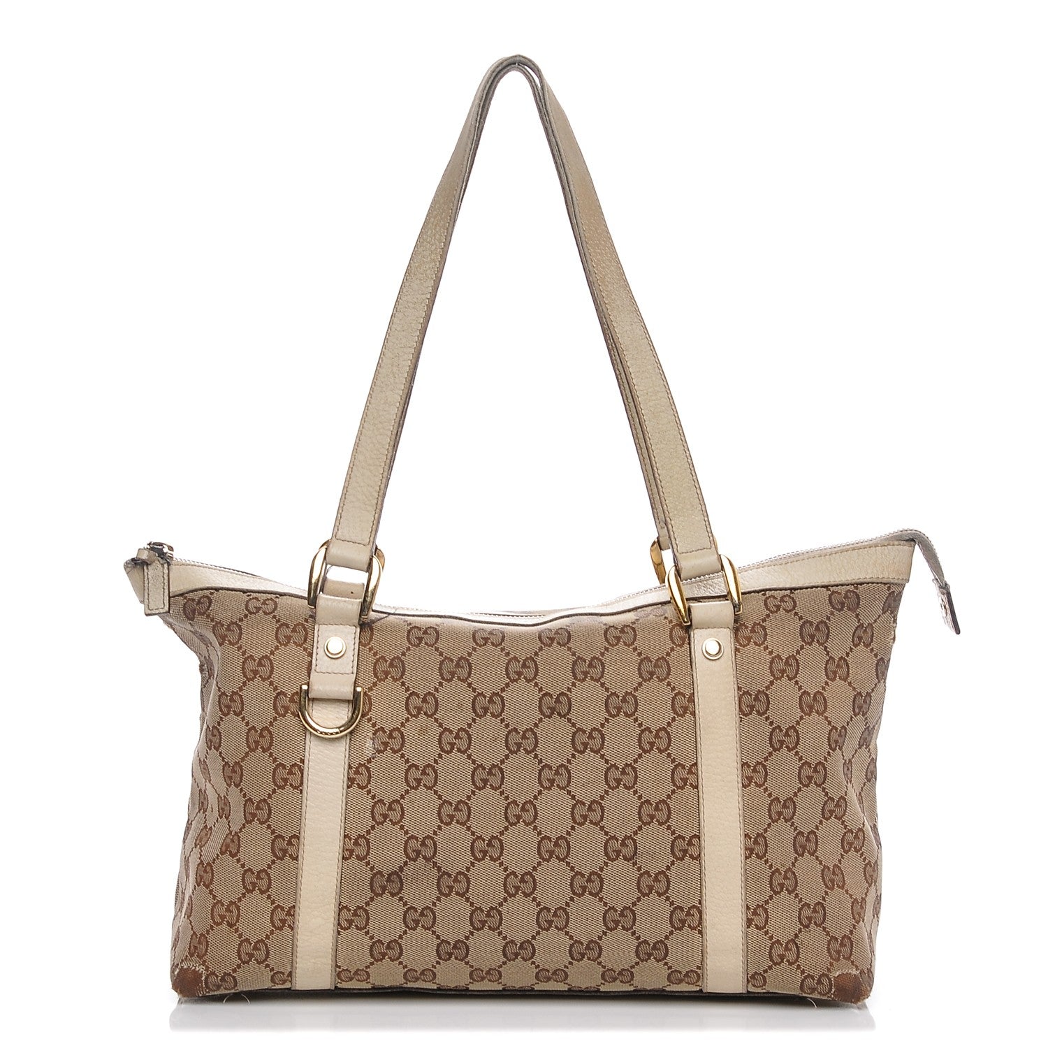 Gucci Monogram Medium Abbey Tote Off White 1 of 8