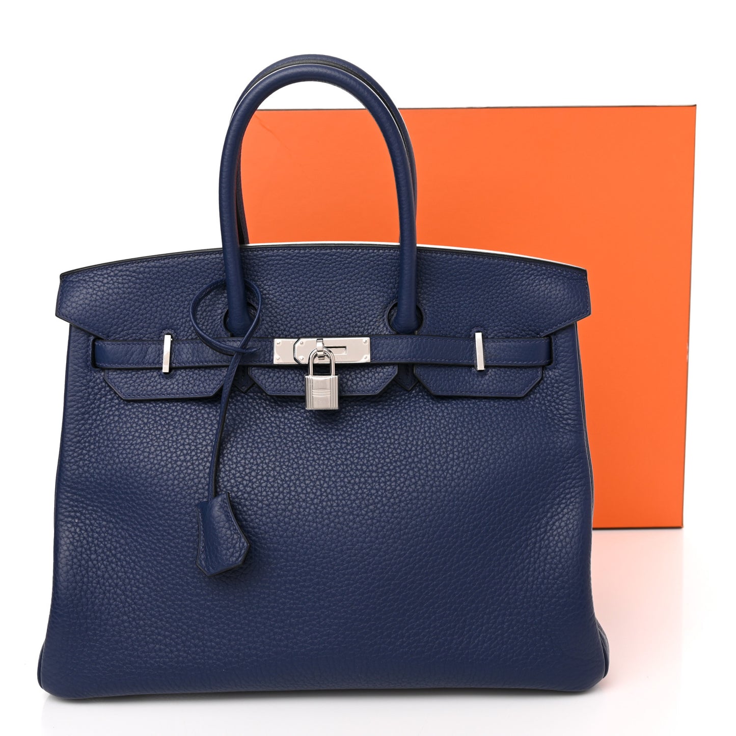 Taurillon Clemence BIRKIN 35 Bleu Nuit