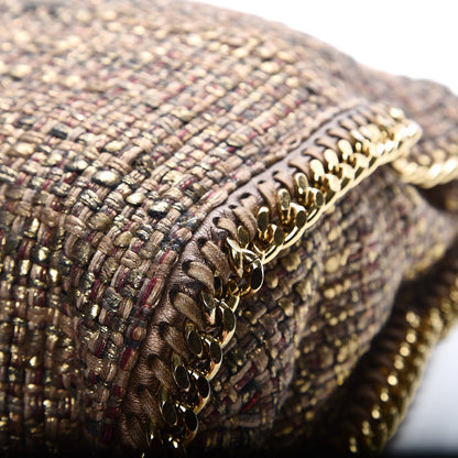 Stella McCartney Metallic Woven Boucle Falabella Gold 3 of 15