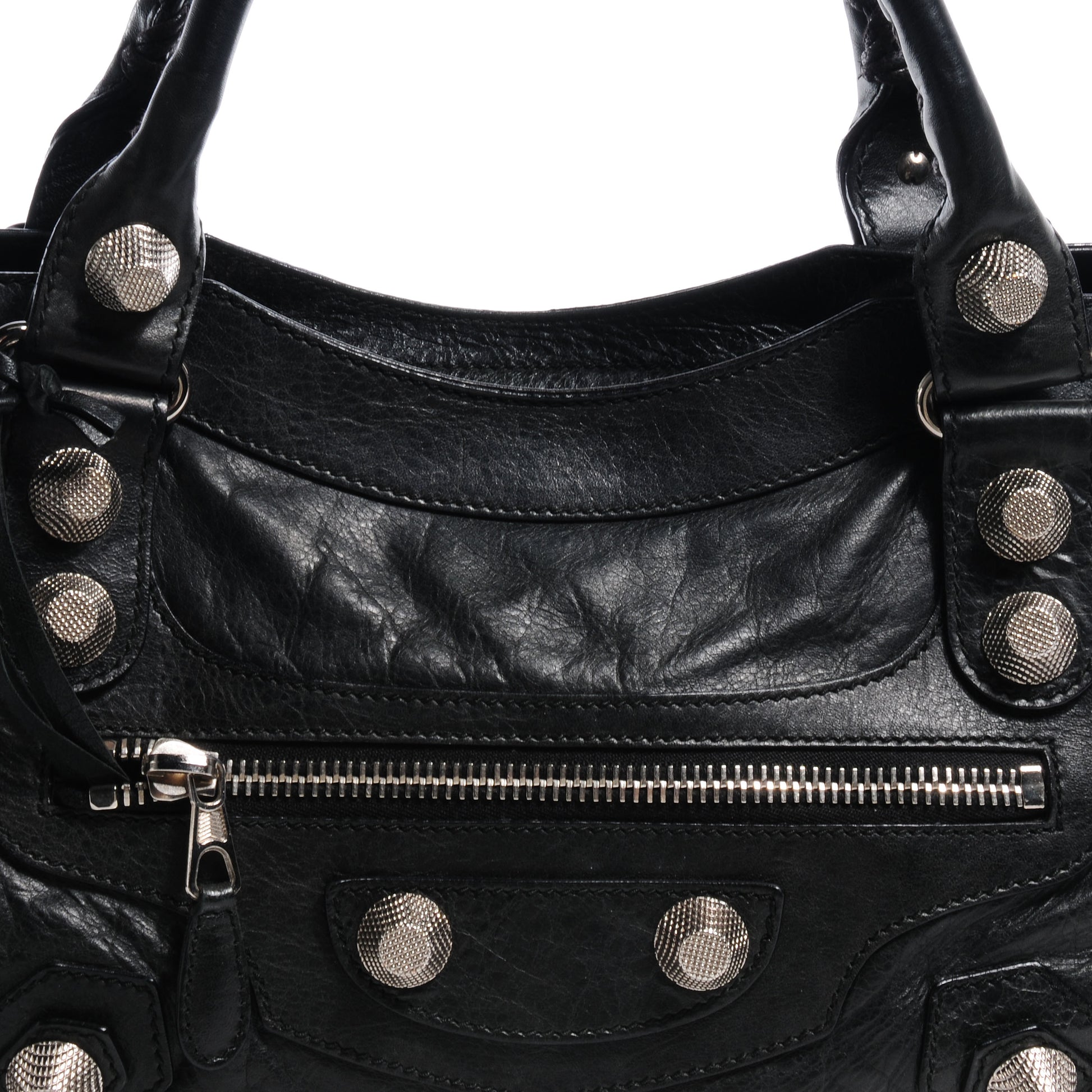 Balenciaga Agneau Giant 21 Silver Hardware City Black 8 of 9
