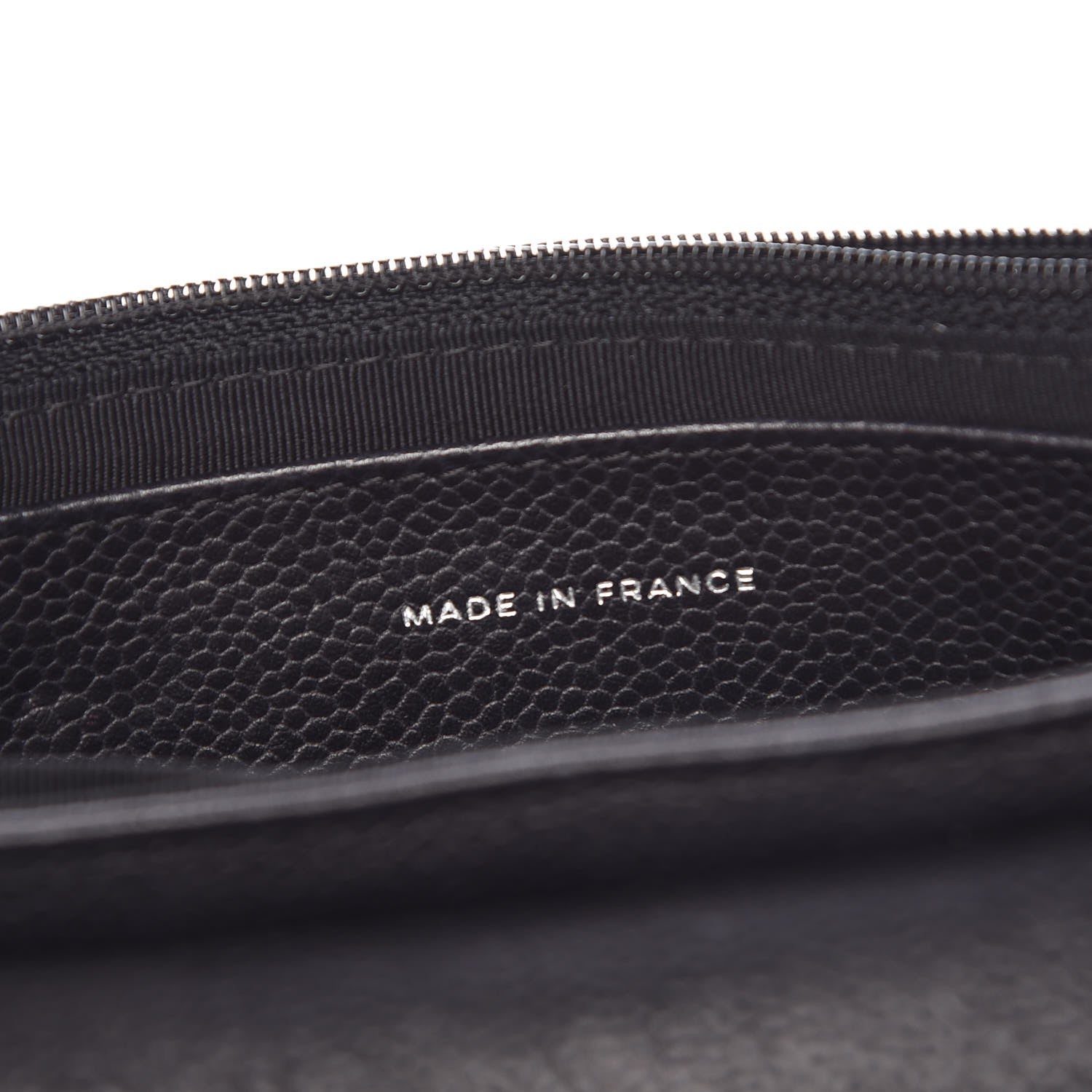 Chanel Caviar Half Moon Wallet On Chain WOC Black 7 of 9