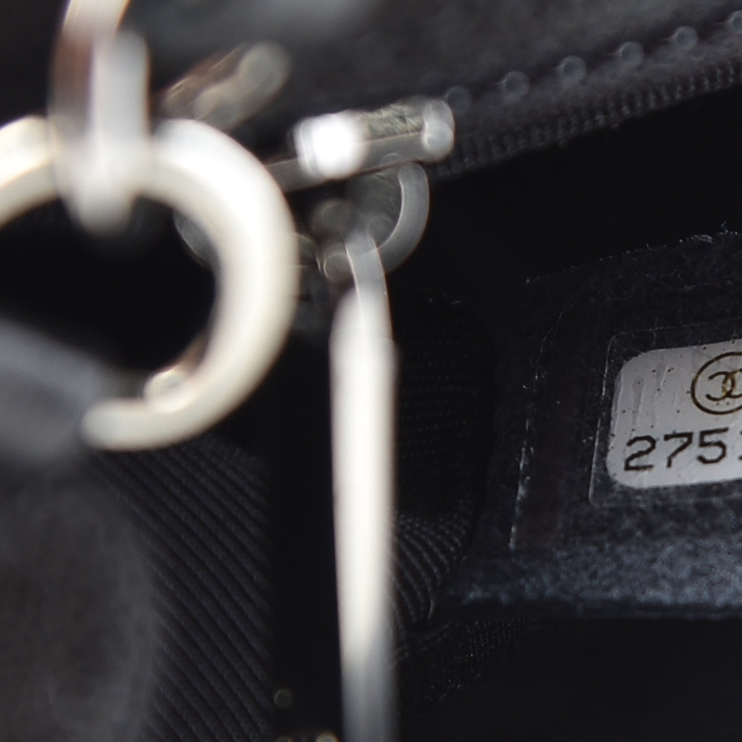 Chanel Canvas Studded Mini Rectangular Flap Black 8 of 10