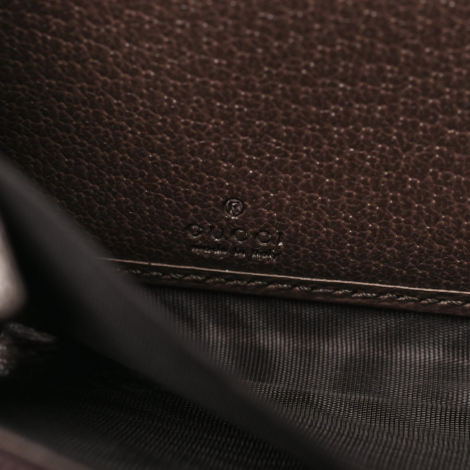 Gucci GG Supreme Monogram Web Ophidia Zip Around Wallet Brown 6 of 9