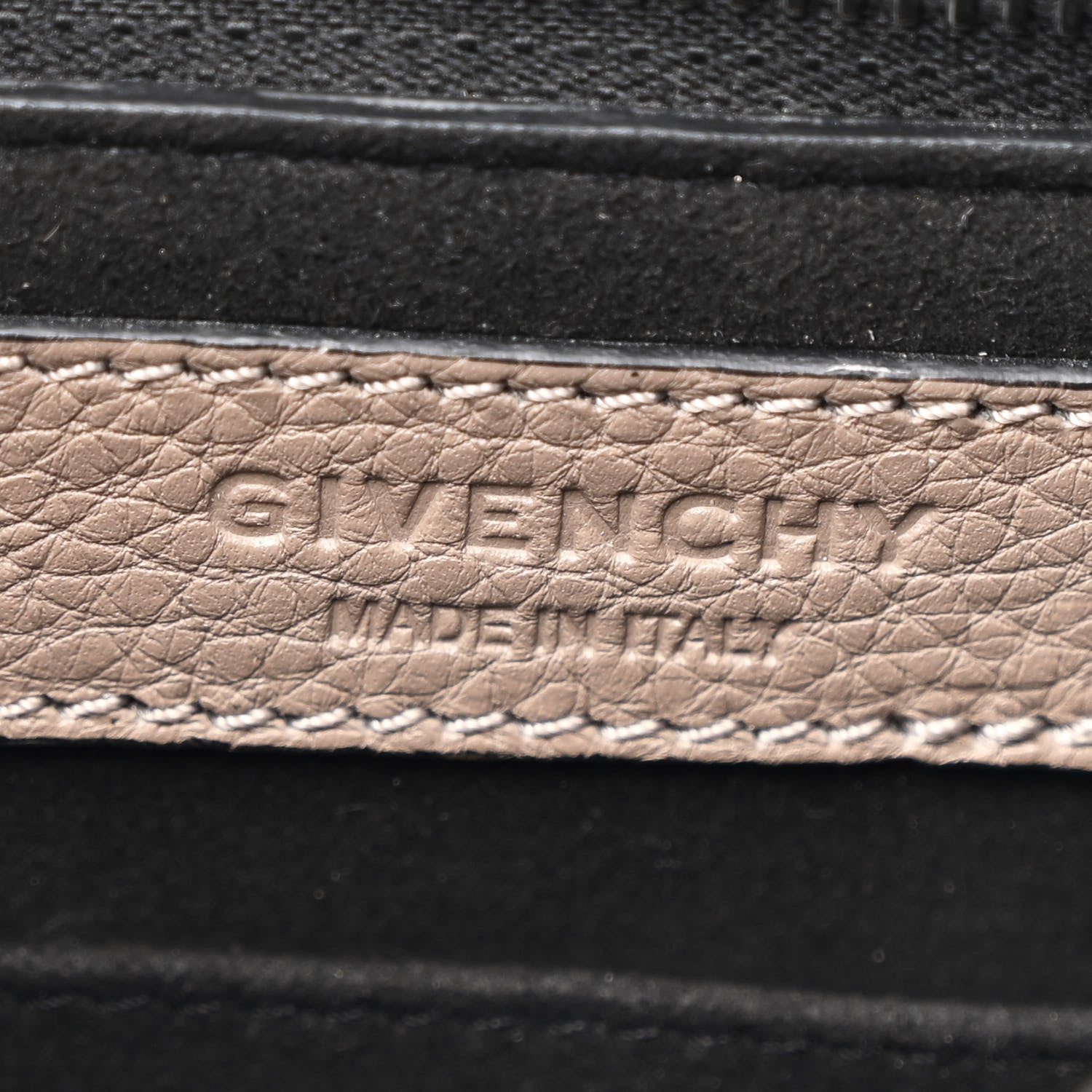 Givenchy Grained Calfskin Small Shark Lock Satchel Mastic 6 of 10